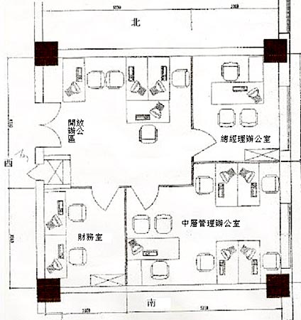 财务室平面布局图片