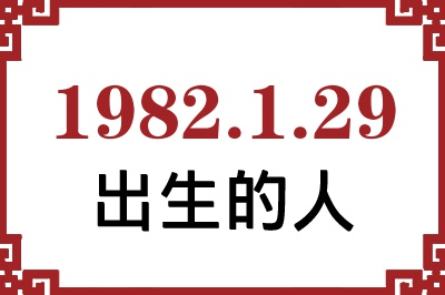 1982��1��29�ճ����Ը����˺�����