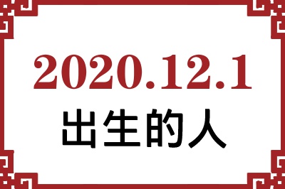 2020年12月1日出生性格、命运和运势 2020年12月1日出生性格、命运和运势