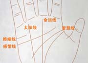 手相算命图解,手相大全,手相看婚姻