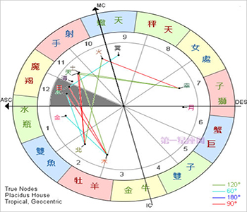 第十二宮,星盤查詢